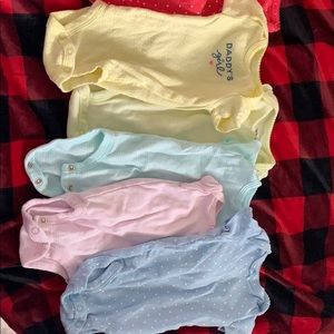 Carters NB onesies